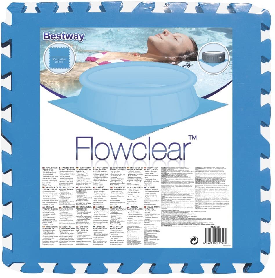 Bestway Flowclear Pool Floor Protector Green 78cmx78cm 