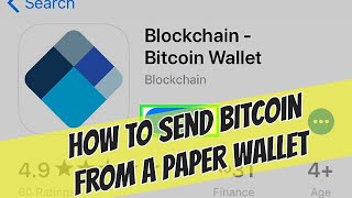 How to Send Bitcoin From Paper Wallet - Crypto Head