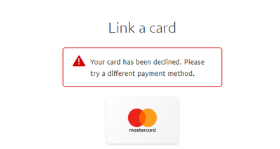 Why can’t I link my credit or debit card to my PayPal account? | PayPal US