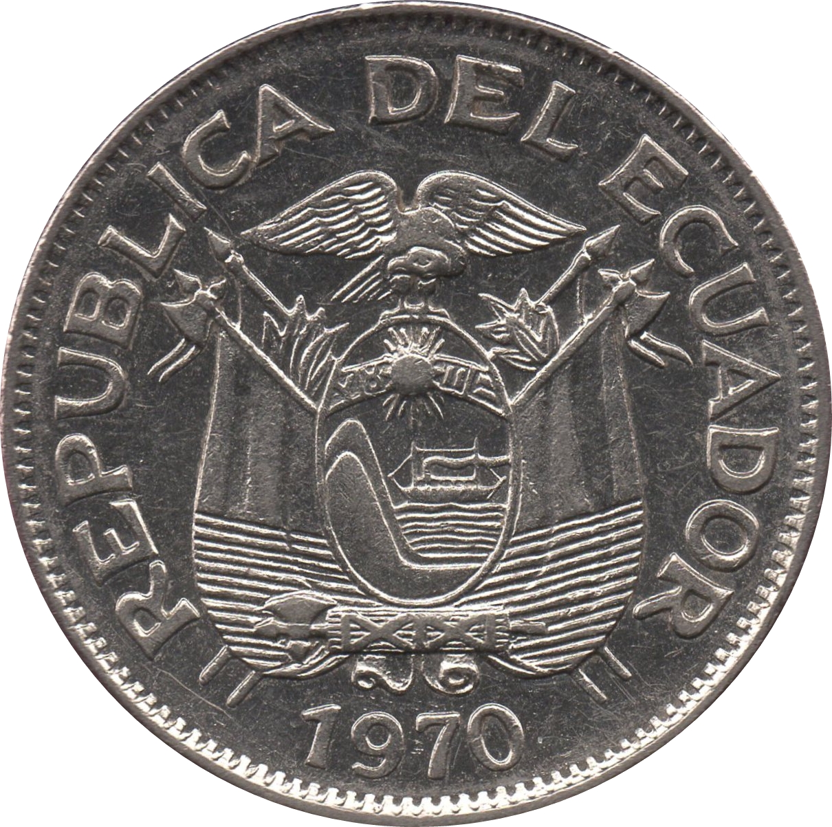 Coin: 1 Sucre (Ecuador(~ - Sucre (Gold Exchange Standard)) WCC:km72