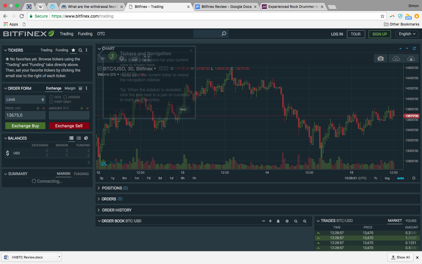 Bitfinex Review