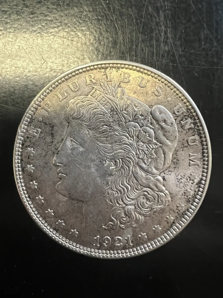 Silver American Morgan Dollar coin, 'E Pluribus Unum' On… | ecobt.ru