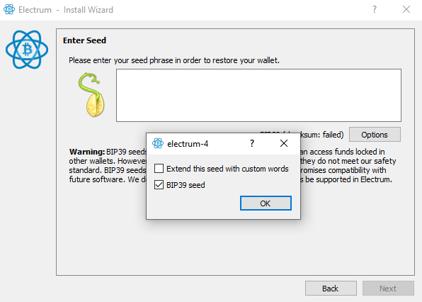 Electrum Wallet Recovery Guide Restoring the Bitcoin Wallet