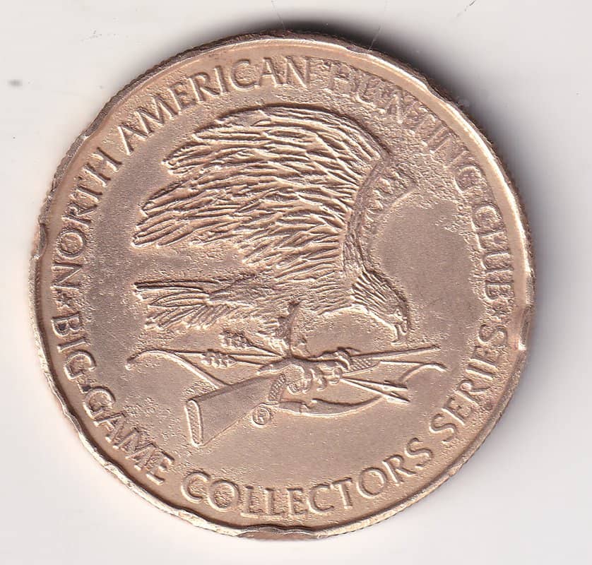 U.S.A. Token - North American Hunting Club Big Game Collectors Series () - BidCurios