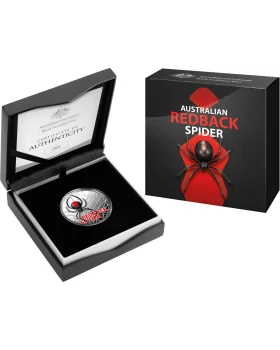 $5 Australia's Most Dangerous - Redback Spider 1oz Silver Proof Coin | Direct Coins