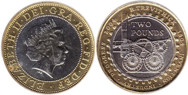 How much is my Steam Locomotive £2 Coin worth?