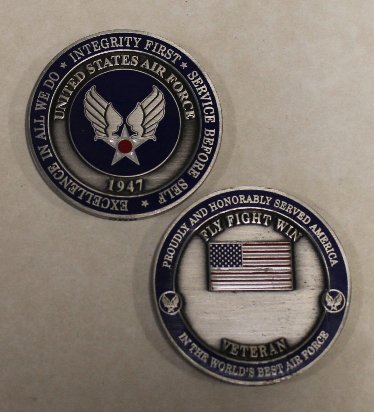 Air Force Basic Training Challenge Coins - Signature Coins