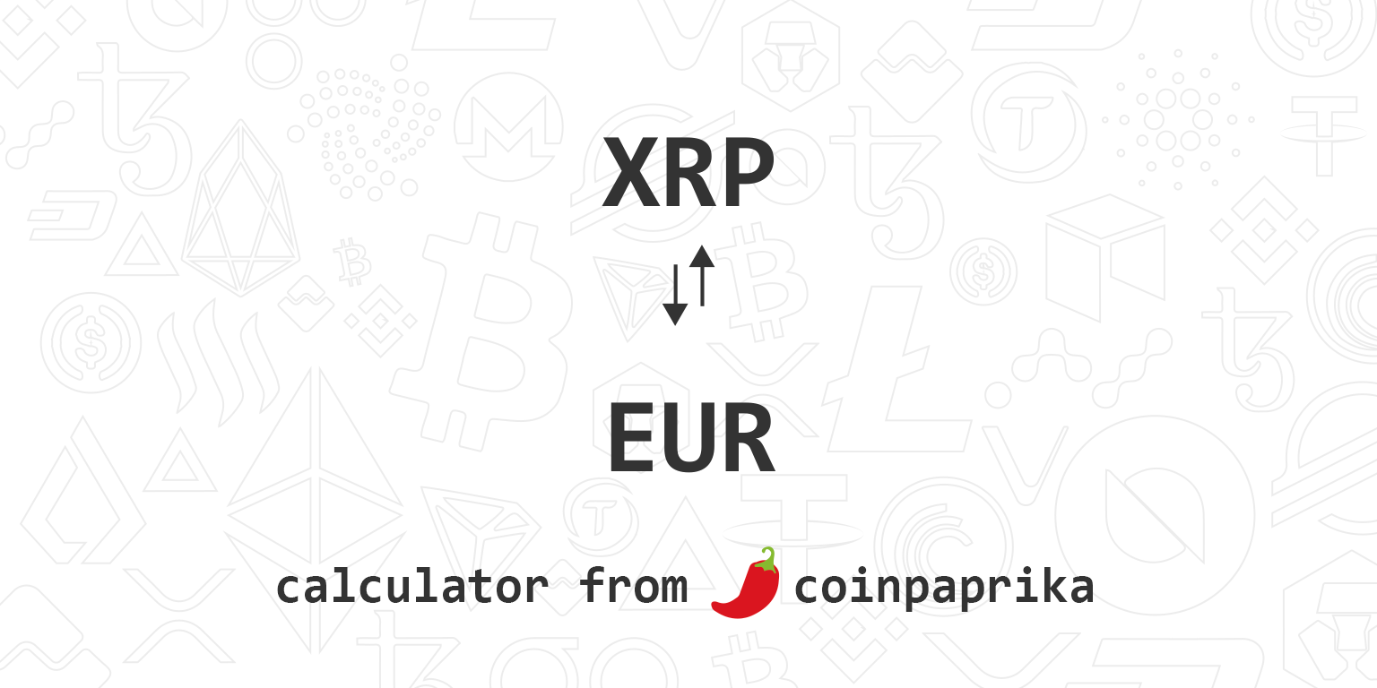 Convert Ripple to Euro | XRP to EUR | BitValve