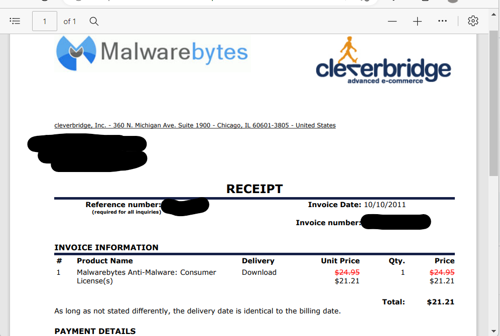 Did my Lifetime License change - Malwarebytes for Windows Support Forum - Malwarebytes Forums