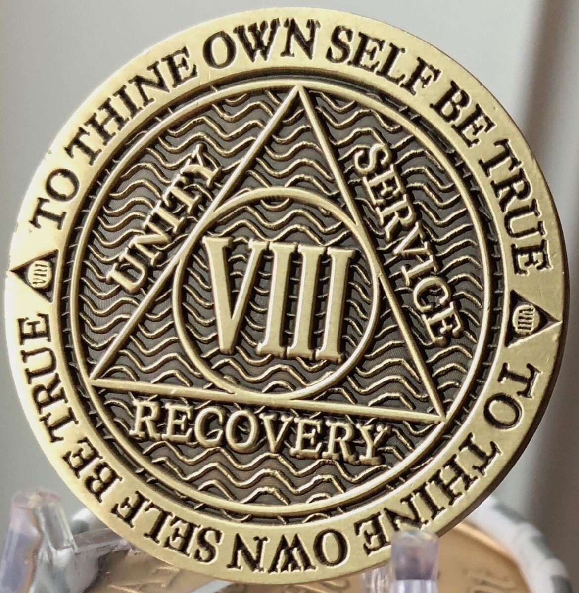 8 Month AA Sobriety Chip | MC8M