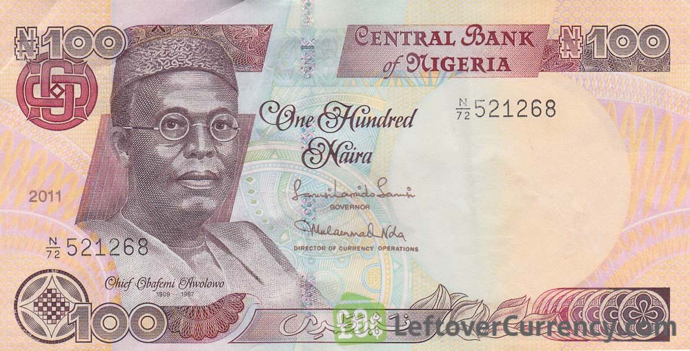 1 NGN to USD - Nigerian Nairas to US Dollars Exchange Rate
