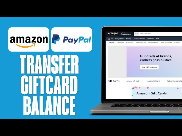 Re: Transfer Amazon gift card to PayPal account - PayPal Community