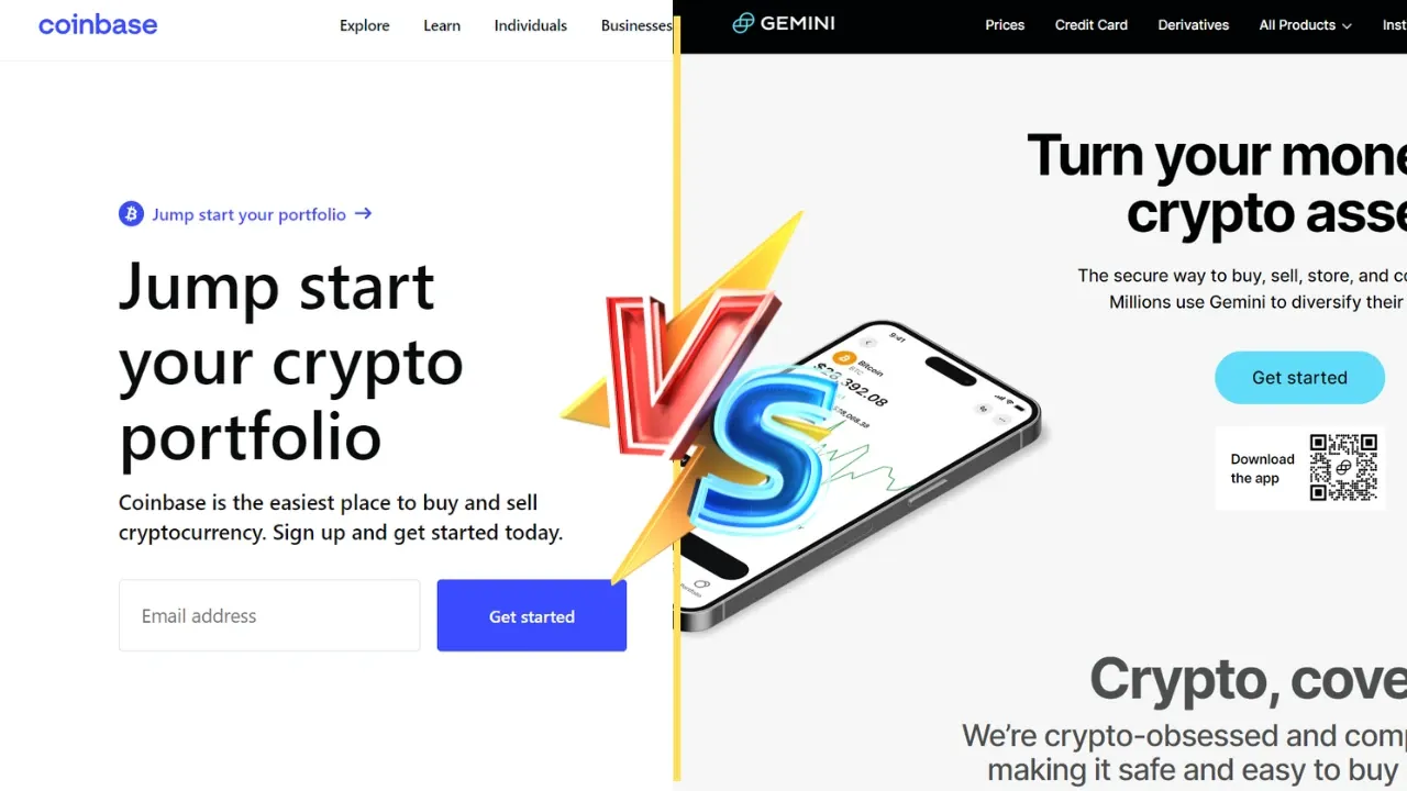 Gemini Vs Coinbase: What to Choose and Where to Invest in 