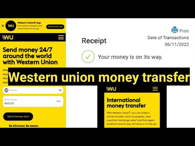 How do I send a Western Union Money Transfer? - Scotiabank Help Centre