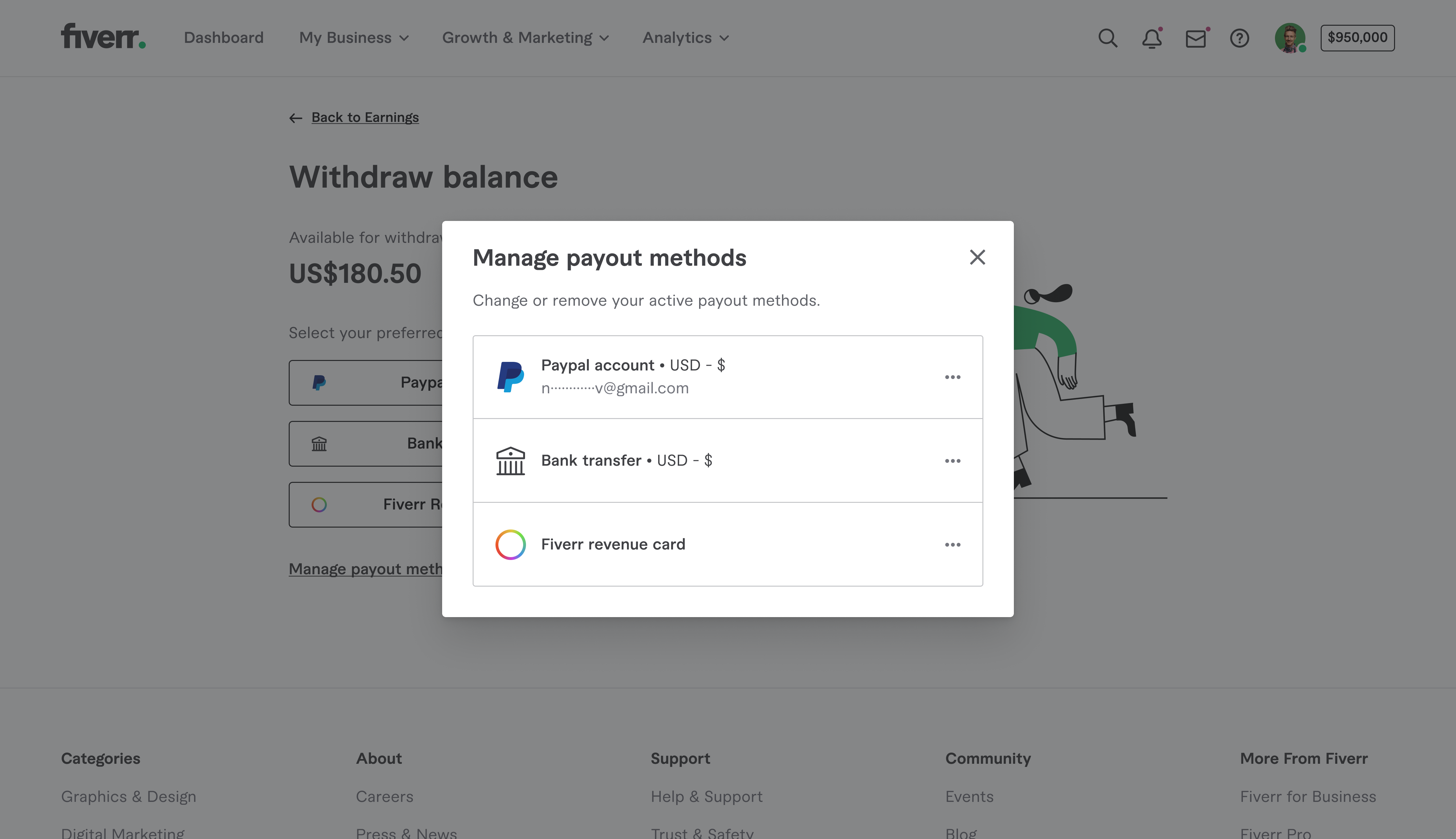 How To Withdraw Money From Fiverr (4 Withdrawal Methods) - Freelance Ready