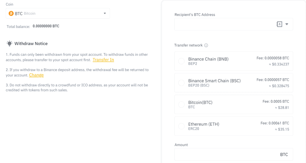 How To Withdraw From Binance To Coinbase Or Any Other Exchange