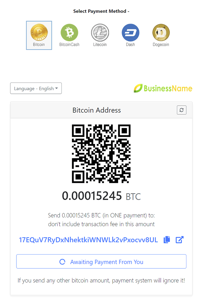 GoUrl - Bitcoin Payment Gateway / Processor for Your Website. White Label Bitcoin API