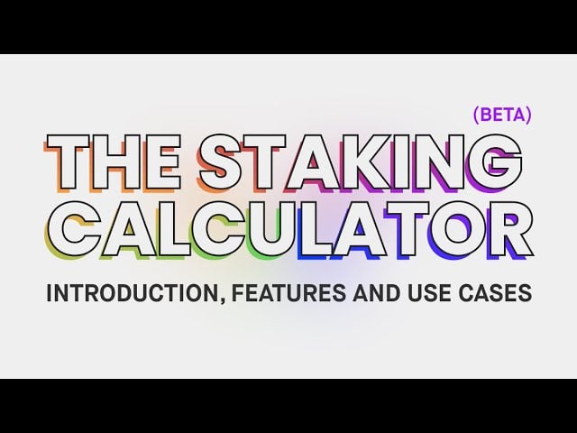 Crypto Staking Calculator | Staking Rewards & Assets | Guarda