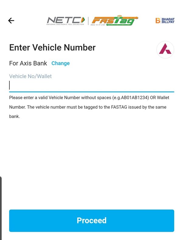 Axis Bank FASTag Recharge | FASTag Recharge Online at EaseMyDeal
