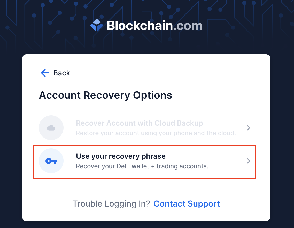 How to recover a ecobt.ru Wallet if you’ve lost your password