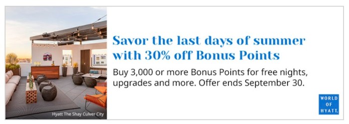 Buy Hyatt points with a 25% bonus ( cents per point ) - Monkey Miles