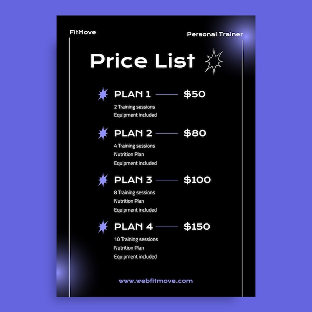 Free Price List Maker | Custom Price List Templates by Desygner
