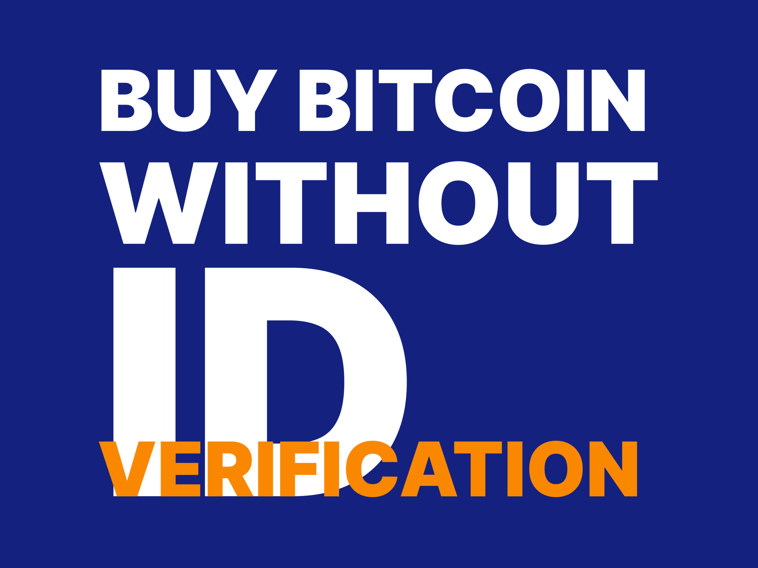 How to Buy Bitcoin Anonymously Without ID in ? | CoinCodex
