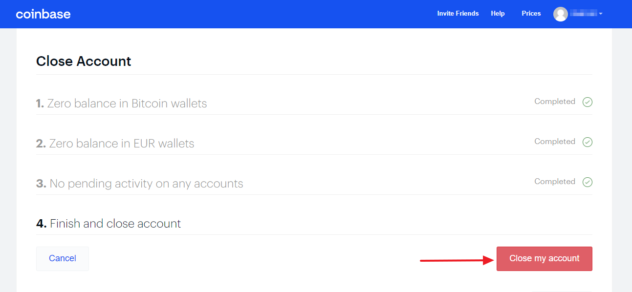 How To Delete Coinbase Account