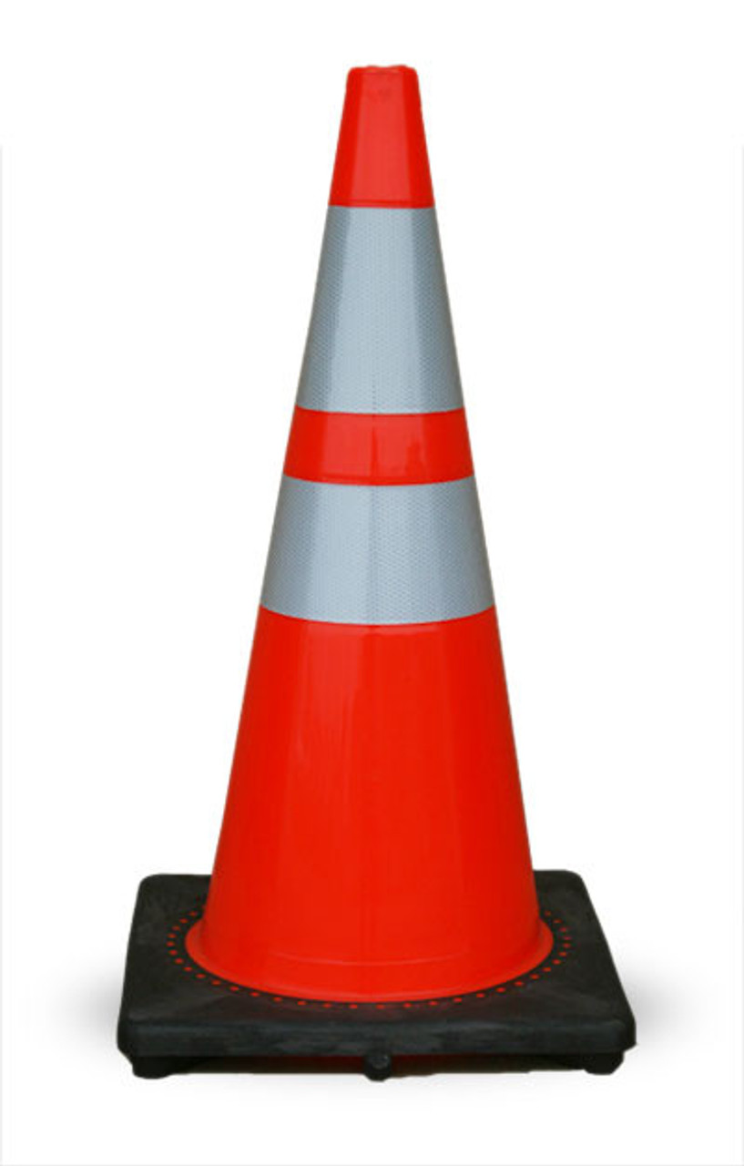 Low-Cost Traffic Cones - orange, 18 inch, traffic control | ecobt.ru