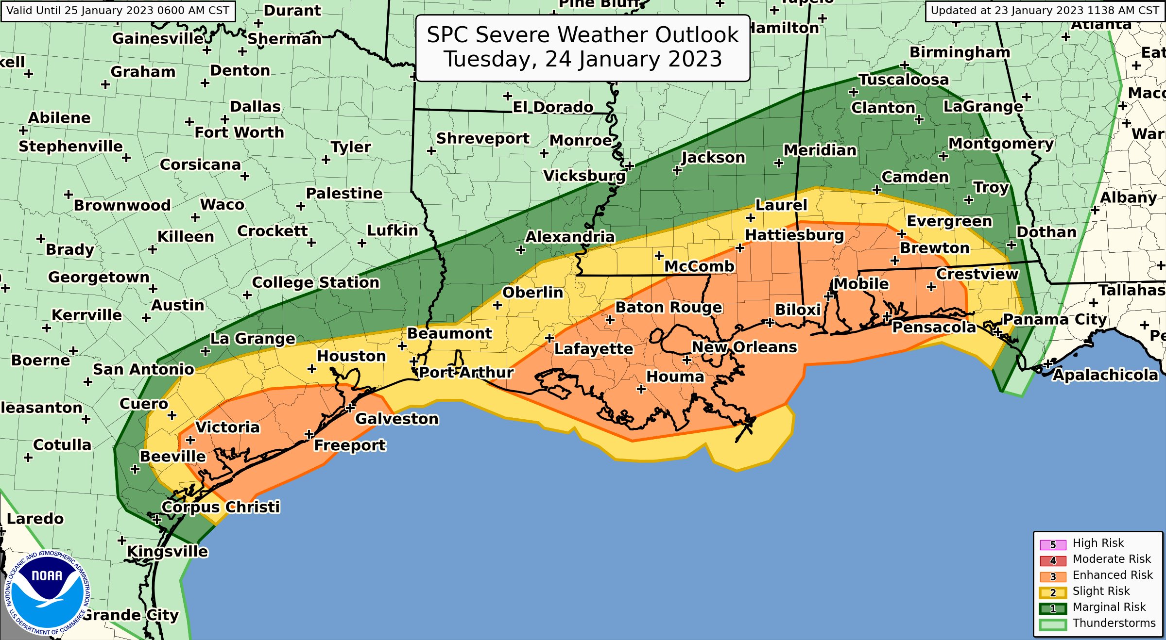 Storm Prediction Center 's Storm Reports