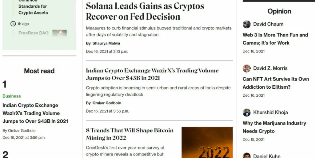 RSS Feeds - Crypto Currency News