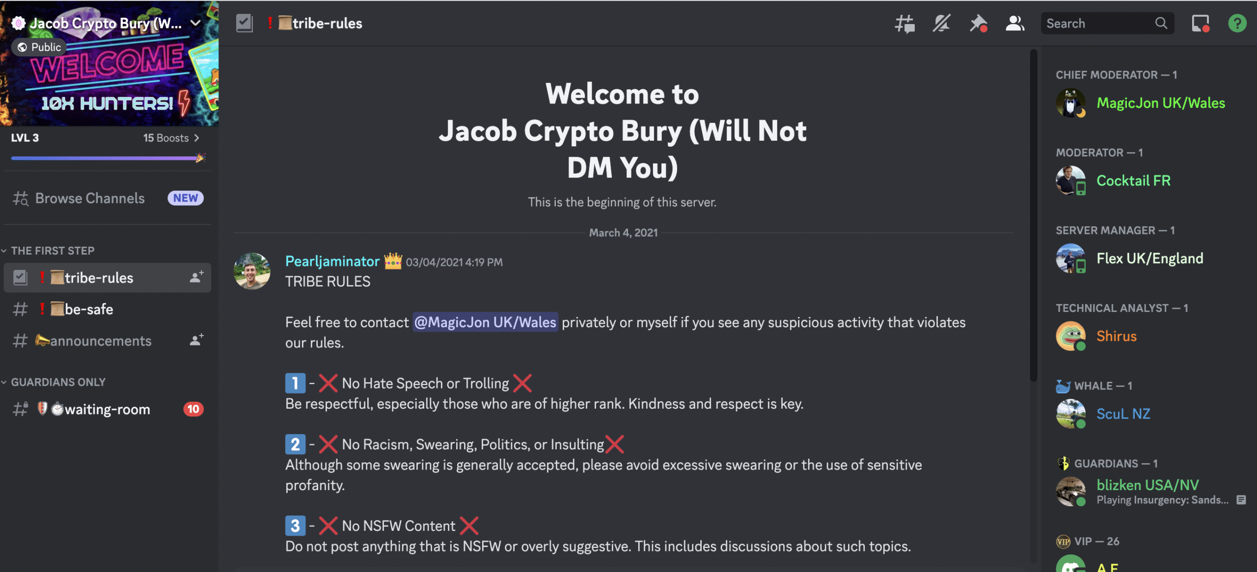 Crypto Communities on Discord - Unita