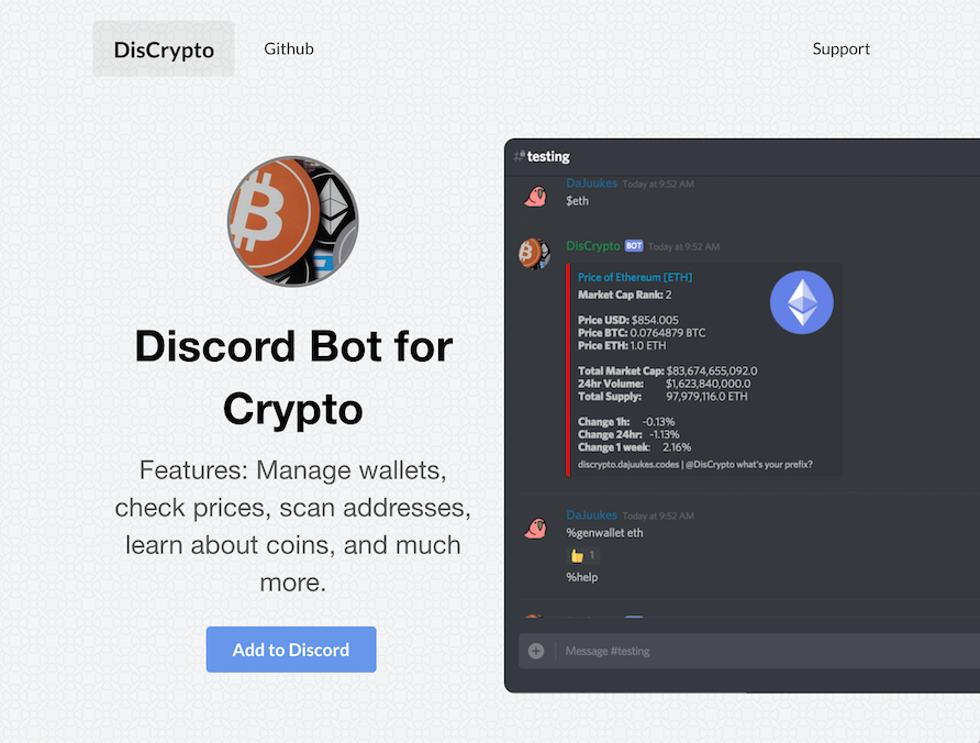 discord-stock-ticker | Add live stock & crypto prices to your discord sidebar.