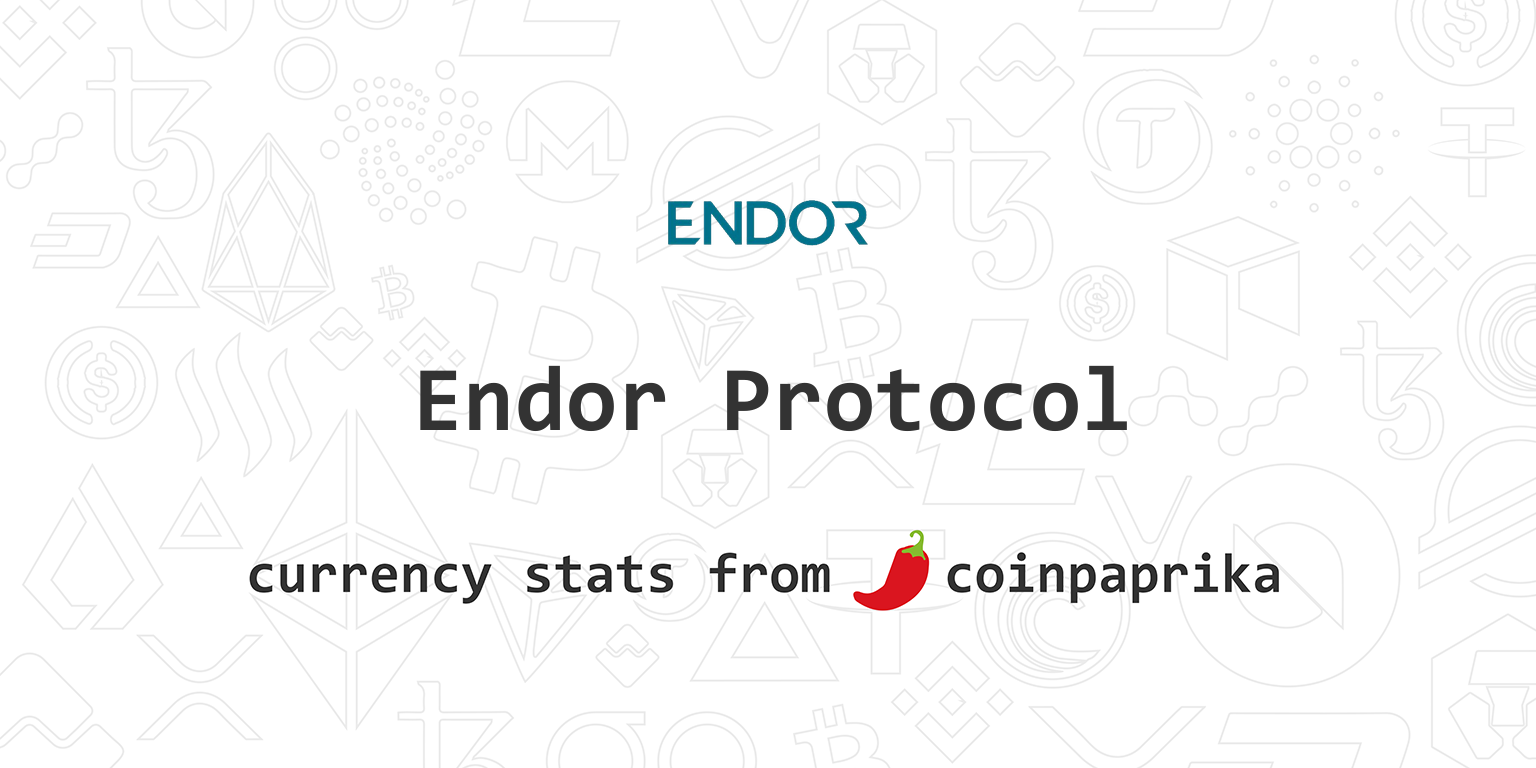 Endor Protocol (EDR) Marketcap, Volume, Price, Chart, Wiki, Community | Comaps