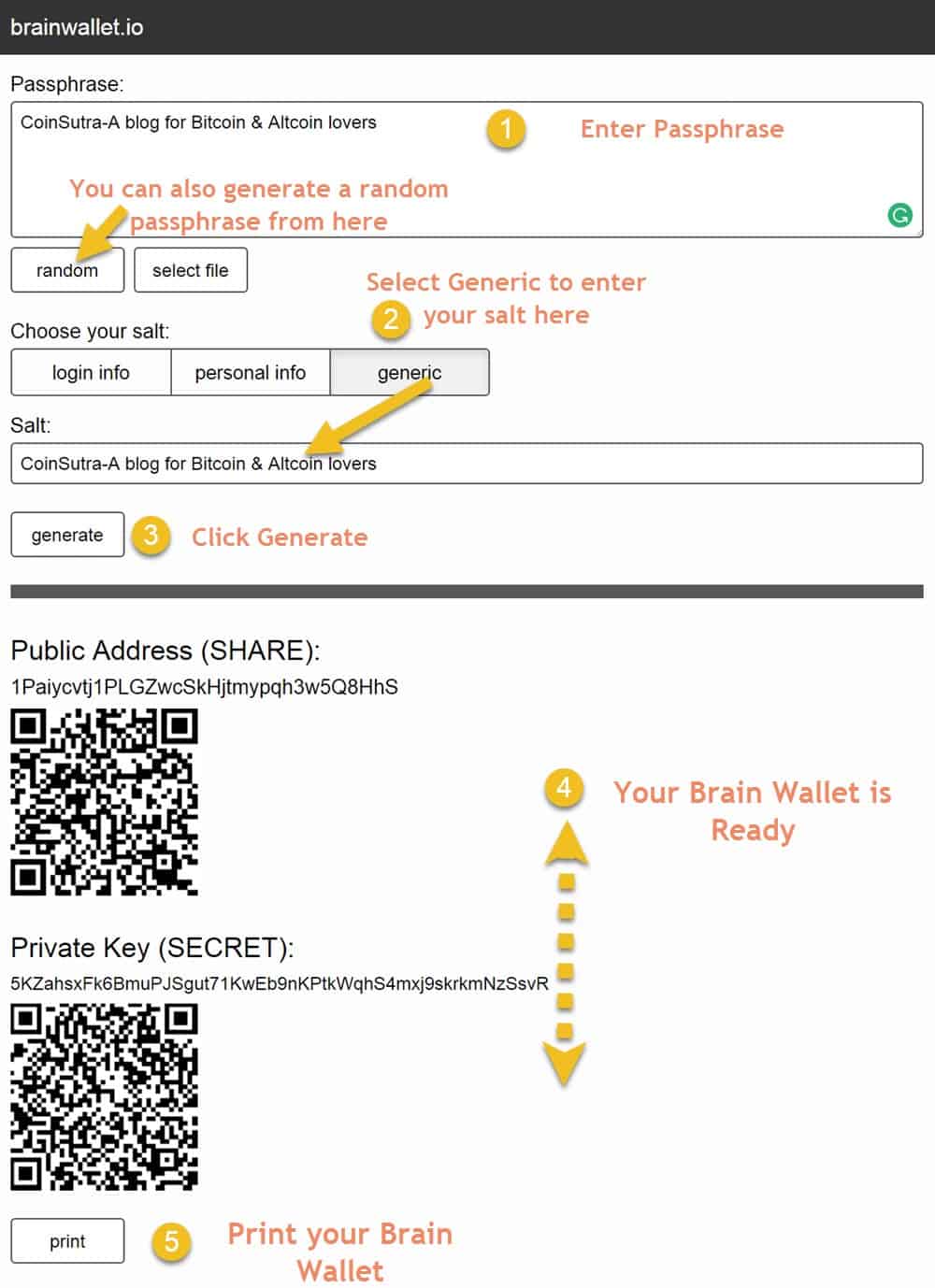 Brain wallet random picker for Bitcoin, Bitcoin Cash and Bitcoin Gold addresses