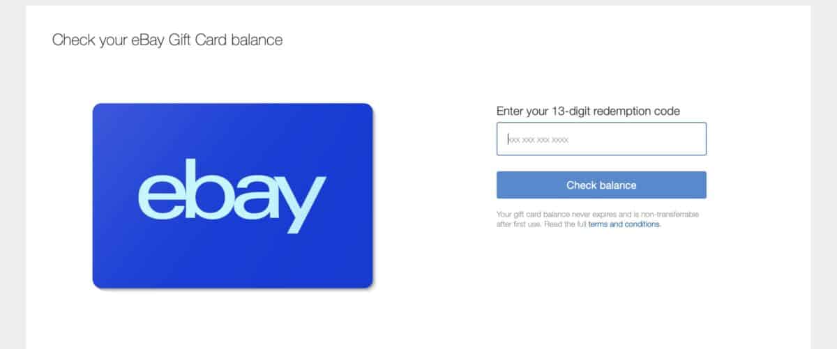 How to Check Your eBay Gift Card Balance | TechBoomers