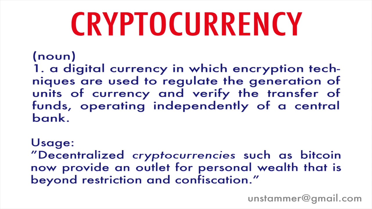 cryptocurrency pronunciation: How to pronounce cryptocurrency in English