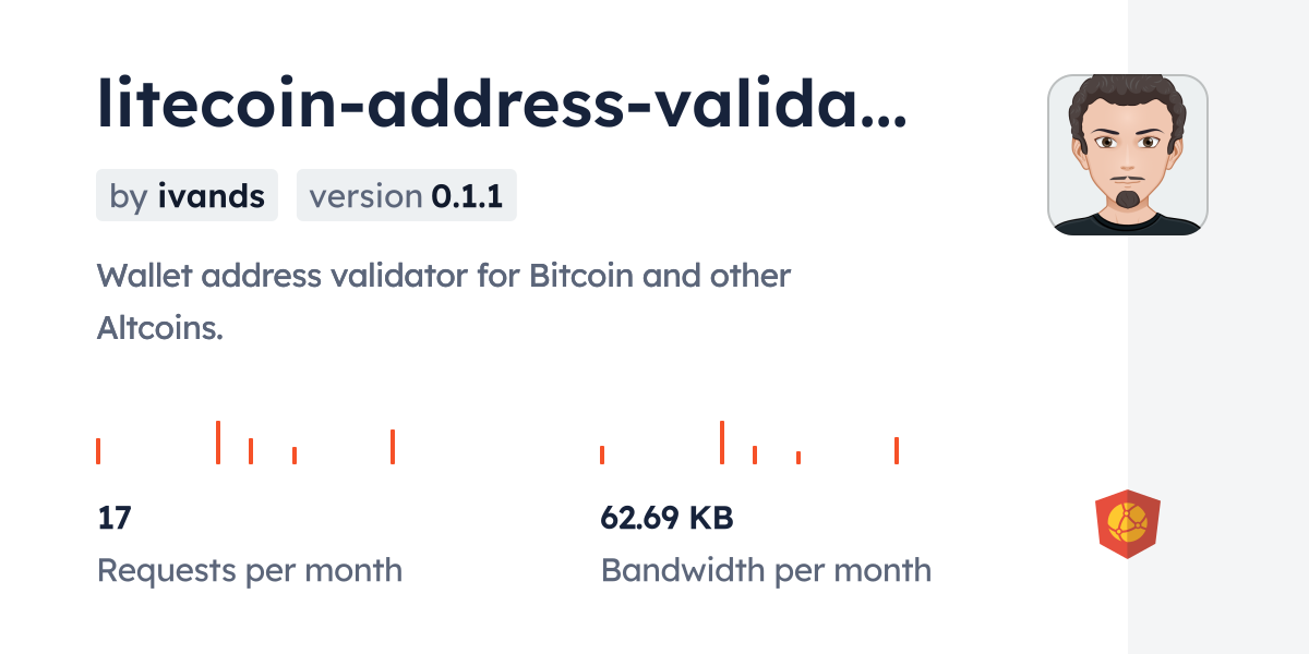 crypto-wallet-address-validator | Yarn