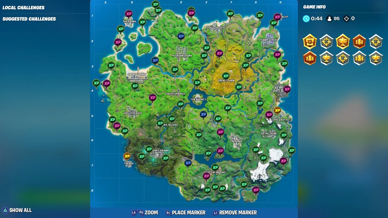 Fortnite: Where To Find All XP Coins - Chapter 2 Season 4 Week 1