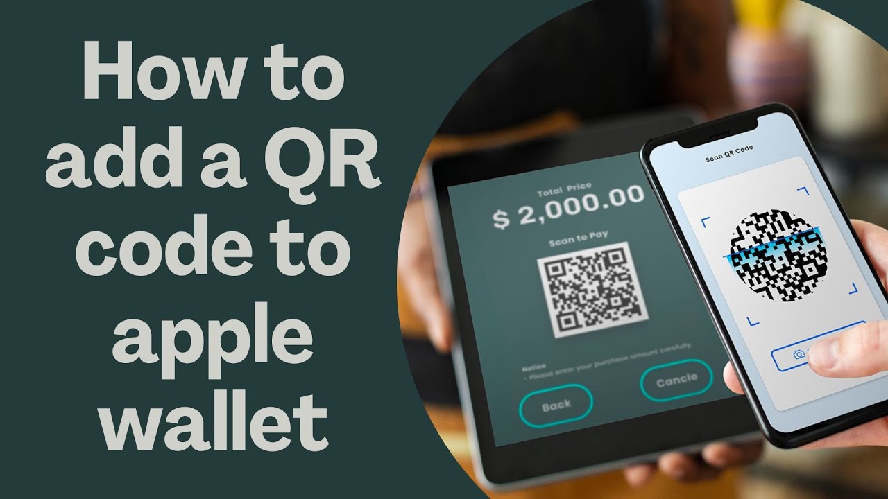 How to add a QR code to Apple Wallet? 