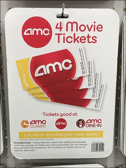 Item: AMC® Black eTicket - Abenity Store