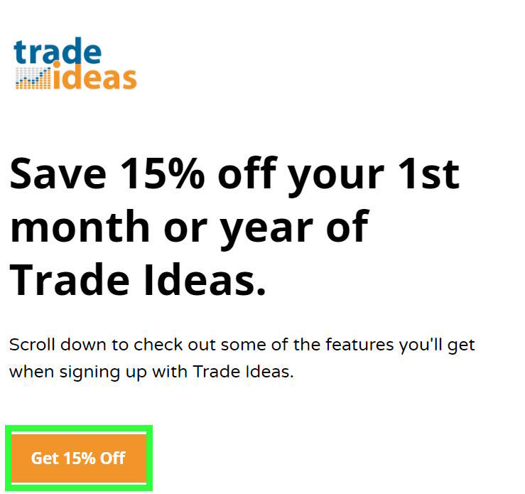 29% OFF Trade Ideas Coupon Code (Free Trial Promo Code)