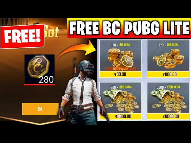 PUBG Mobile Lite Free BC Coins - Bc App - Rahul Tech