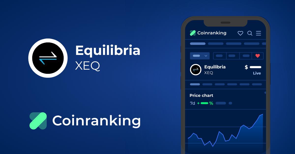 Equilibria Price Today - XEQ Coin Price Chart & Crypto Market Cap
