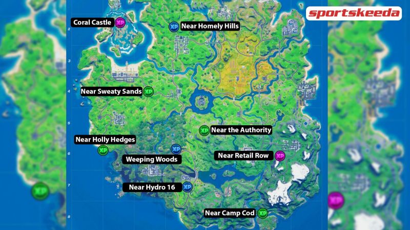 All Fortnite Season 4 Week 3 XP Coin Locations