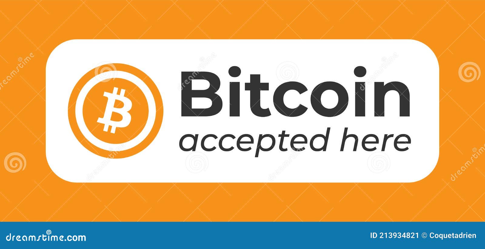 Bitcoin Accepted Here Decal - Sticker • Premium Quality • VINYL STATUS