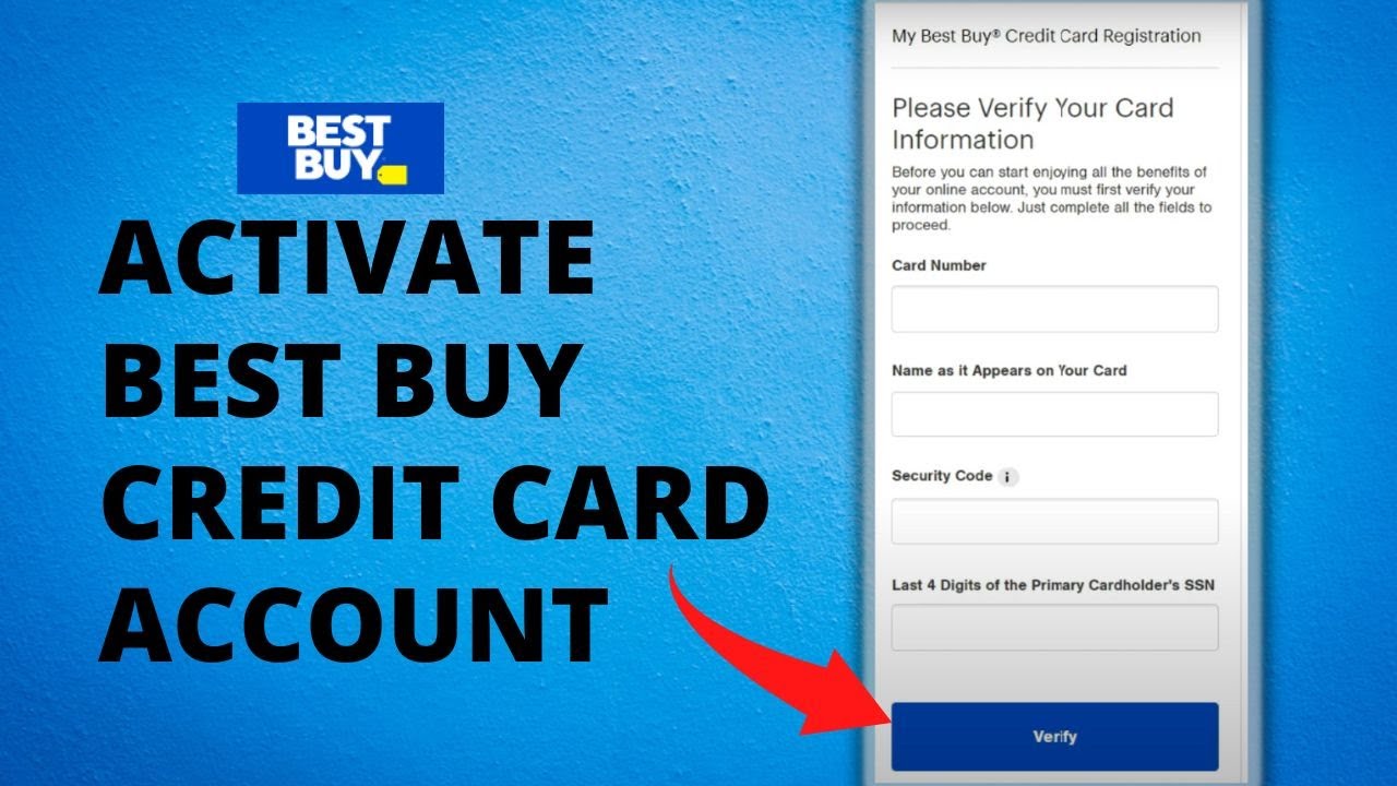 Best Buy Credit Card: Registration