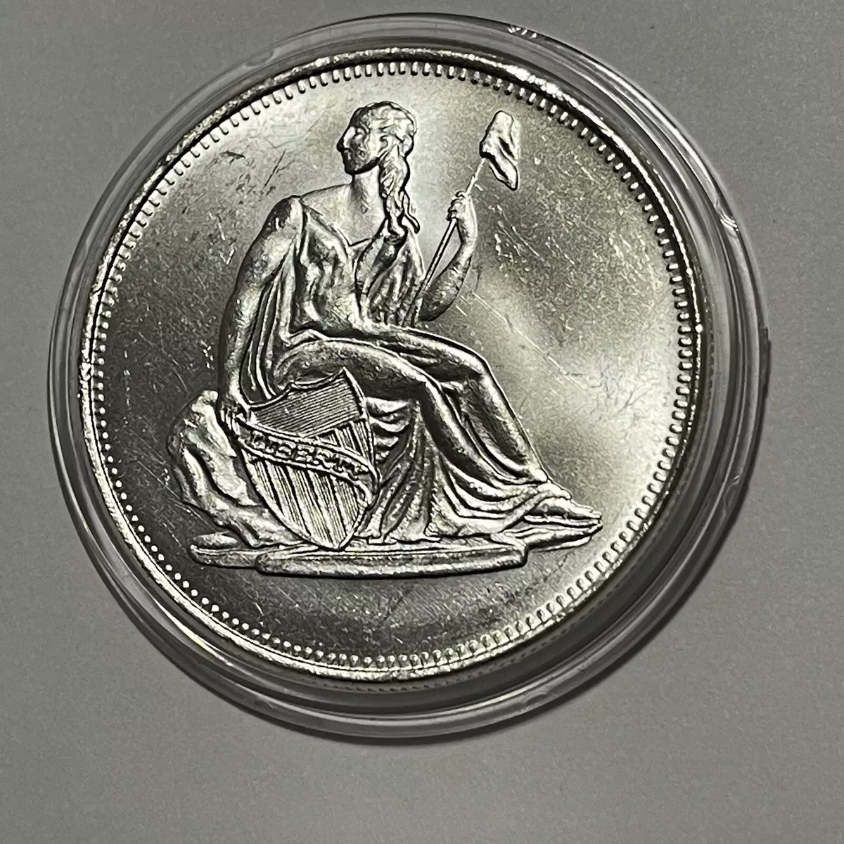 Generic 1 troy pound - 12 troy oz Fine Silver Round - SKU #