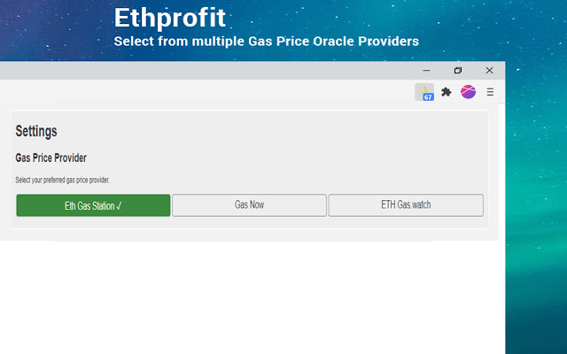 GitHub - nieldlr/ethereum-gas-price-extension: Displays the latest gas price from EthGasStation