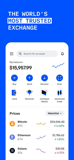 ‎Coinbase: Buy Bitcoin & Ether on the App Store